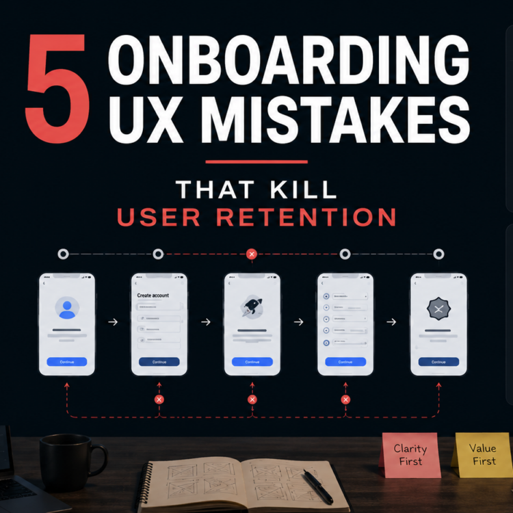 5 Onboarding UX Mistakes That Kill User Retention