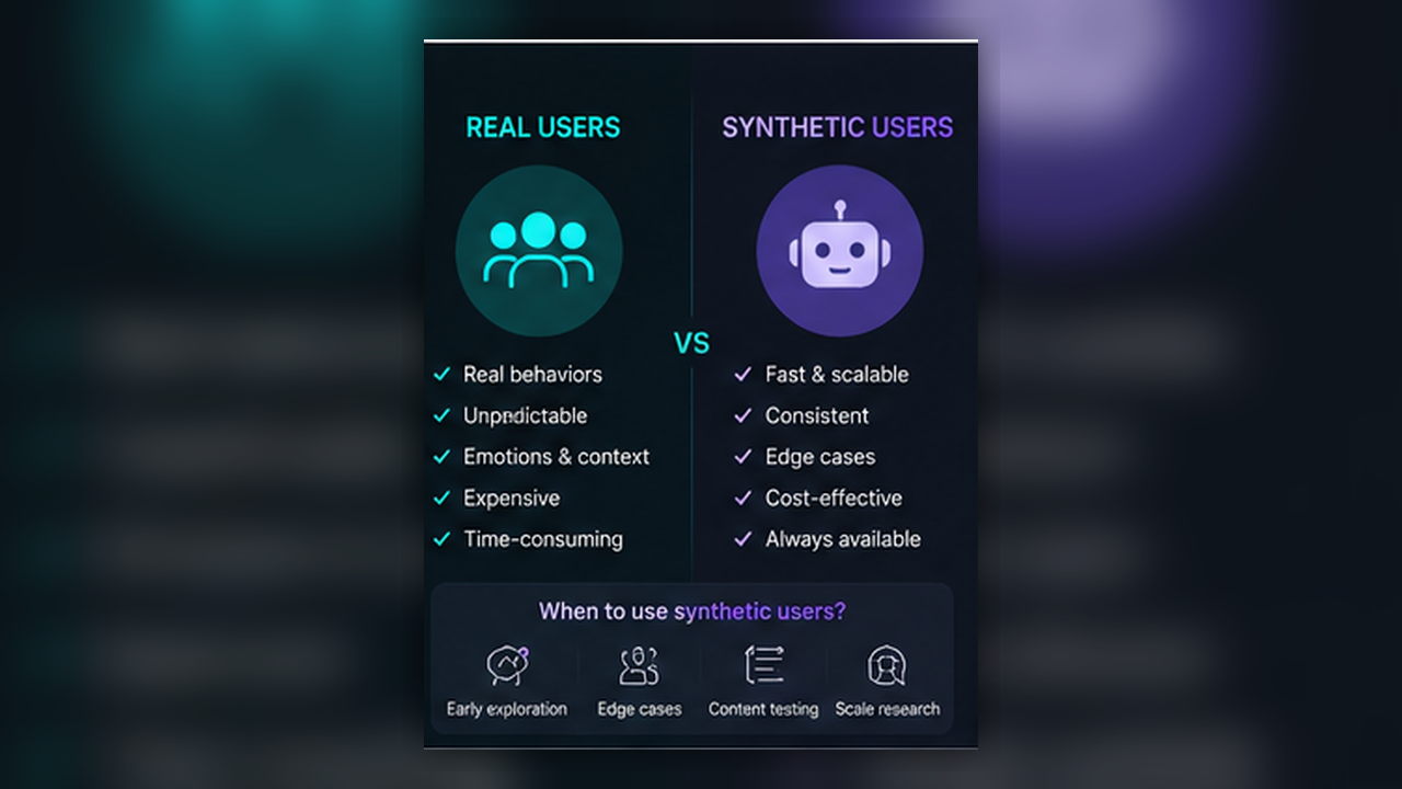 Practical workflow for synthetic users in UX research