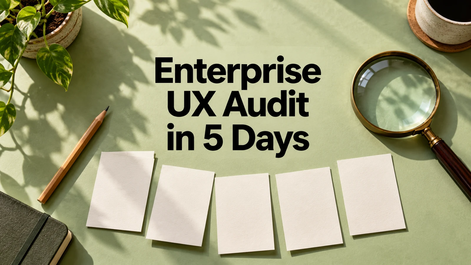 How to Audit a Complex Enterprise Product in 5 Days