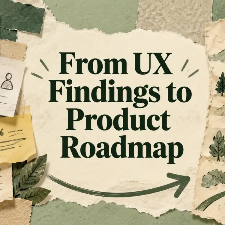 How I Turn UX Findings Into a Product Roadmap Without Losing the User Problem